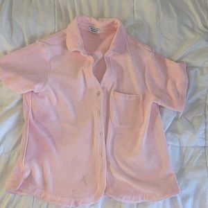 Frankie’s Bikinis Coco Terry Button Down